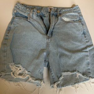 PRINCESS POLLY HIGH RISE DENIM SHORTS